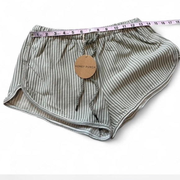 Striped Drawstring Shorts - Picture 12 of 14
